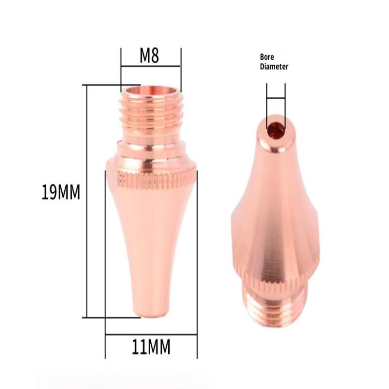 BOCI D11 H19 M8 Laser Cutting Nozzle 1.0-5.0mm Double Single Layer Reliable Part for Fast Sheet Cutting
