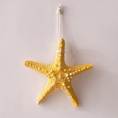 Yousheng Seestern Hängedekoration Küsten Seestern Ornament Stranddeko Harz Seestern Anhänger für Zuhause Schlafzimmer Wohnzimmer Meerhochzeit