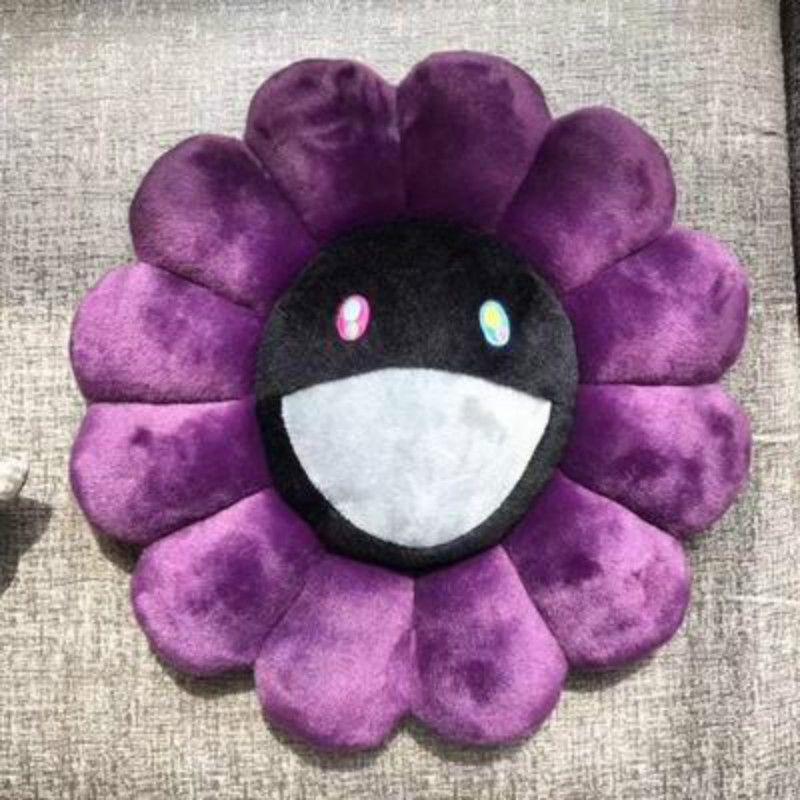 Bright And Colorful 40cm Takashi Murakami Rainbow Flower Pillow Plush For Kids