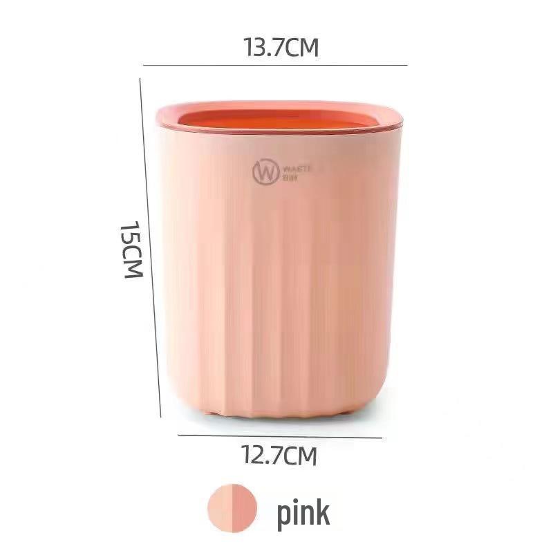 Mini Desktop Trash Can: Multi-functional Lidless Small Can for Home or Office