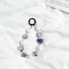 Color love beaded mobile phone chain personalized pendant bracelet bracelet anti-lost wrist strap pendant pendant advanced sense