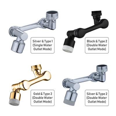 1080 Degrees Swivel Faucet Extender With 2 Spray Modes Sink Rotating Faucet Extender Splashproof Faucet