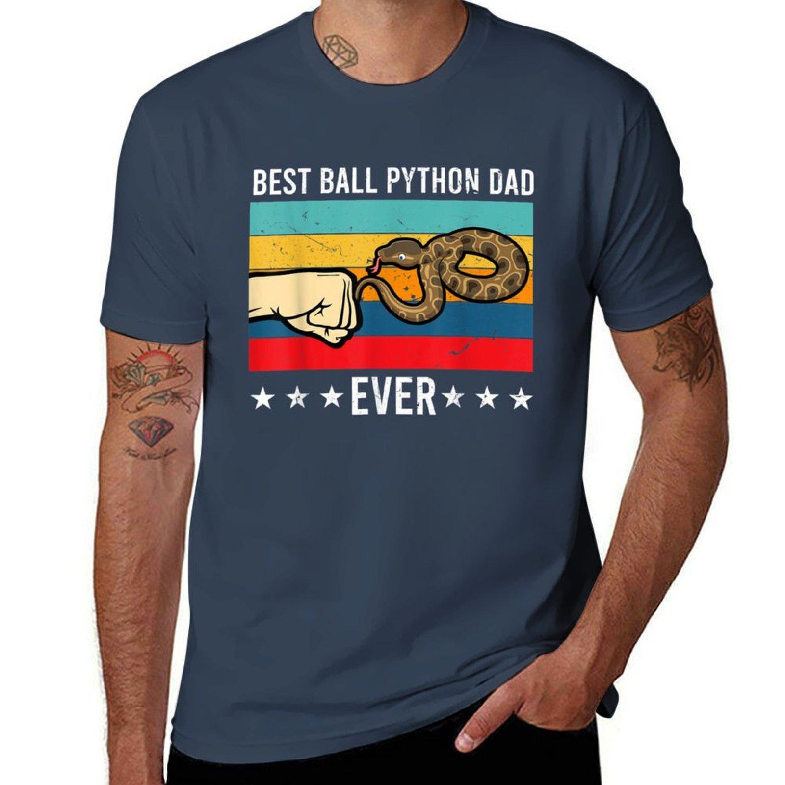 Beest Dad Ball Python owner snake TShirt Quick Dry Outdoor Sports TShirt S