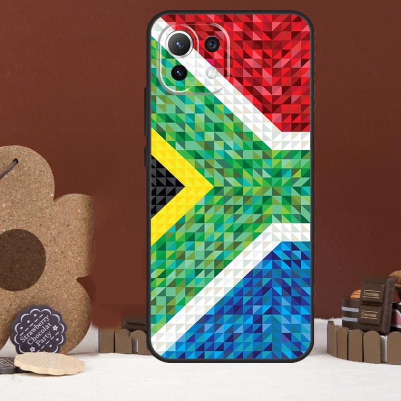 

South Africa Flag Case For Xiaomi 14 15 Ultra 15T 14T 13T 17 Pro Max POCO X7 Pro X5 X6 F5 F6 F7 F8 Ultra Cover Xiaomi 14 Pro