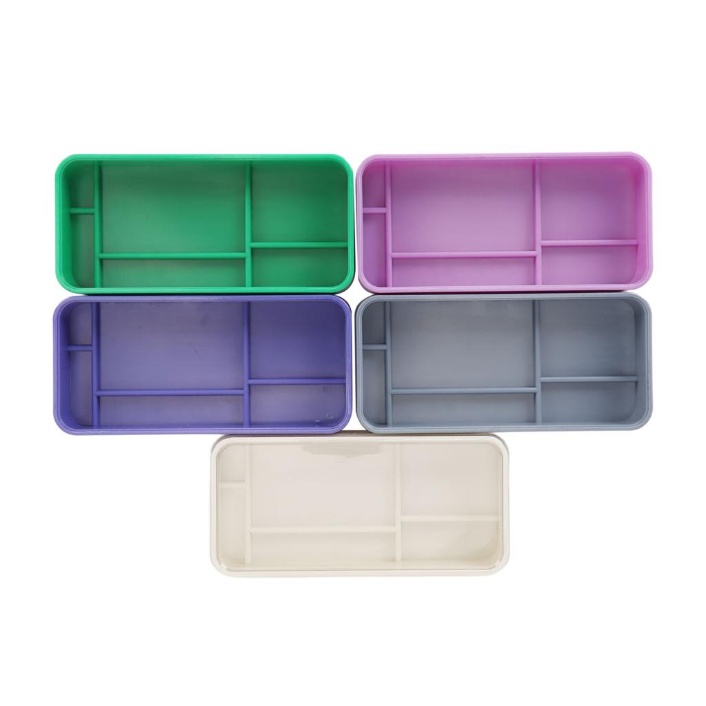 Watch Parts Storage Box 5 Layers Stackable Dust Prevention Rectangular Watch Repair Tool Organizer