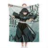 Demon Slayer Microfiber Blanket School Bed Blankets for Winter Luxury Cover Throw Sofa Knee Fluffy Soft Anime Summer & Throws