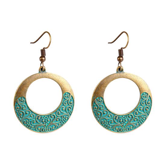 1 Pair Earrings Vintage Drop Fashionable Long Bohemian Earrings Set Boho Jewelry For Travel