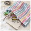 Efficient Striped Tote Bag Large Capacity Shoulder Handbag for Travel Needs
