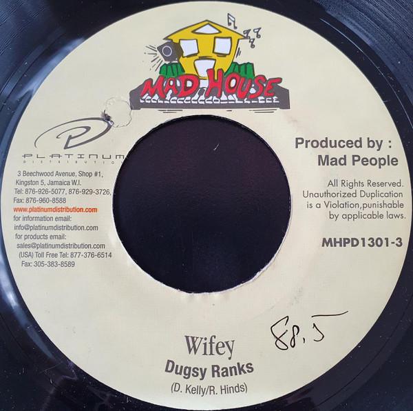 

7inch Record DUGSY RANKS - Wifey NONE Mad House Japan Reggae, Ska & Dub Used