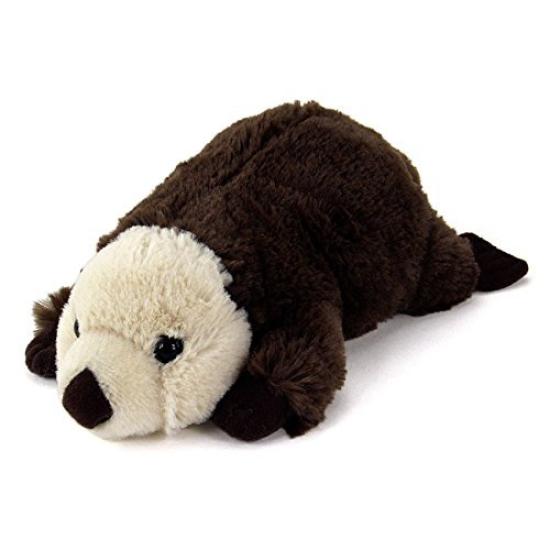 Carolata Sea Otter Plush Toy Realistic Animal Toy Doll Gift Present Birthday Christmas Present (Nestling Series/Soft Touch) (Twice Tested) /