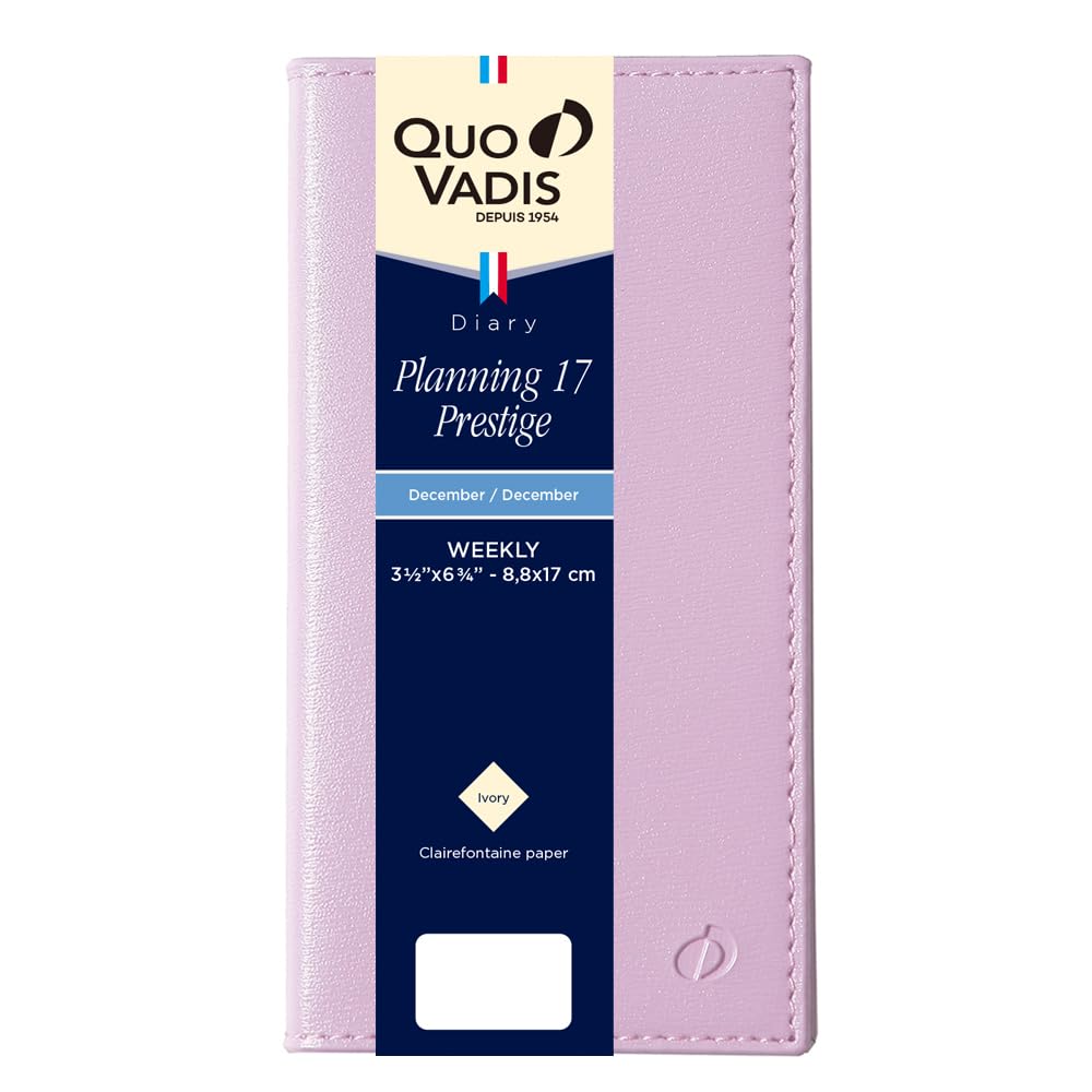 QUOVADIS 2026 Planner Diary Planning 17 Prestige Soho Weekly Vertical Palm qv55705pa