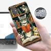 Read Books illustration Reading Phone Case For Samsung Galaxy A12 A52S A42 A32 A22 A51 A50 Note 20 Ultra 10 S10 Plus A71 A70 A31