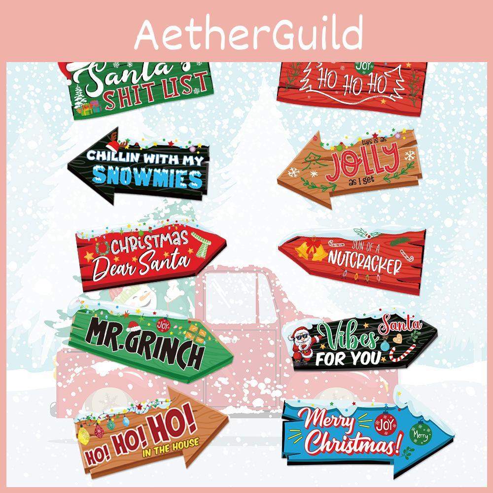 Christmas Celebrations Signage With Colorful Paper Indications For Festive Yard Decor