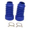 2PCS Motorcycle Front Shock Absorber Dust Cover Rubber Replacement for DIO 1827283435Blue