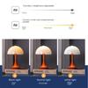 Touch Mushroom LED Table Lamp Cordless Indoor Lighting  for Hotel Bar Coffee