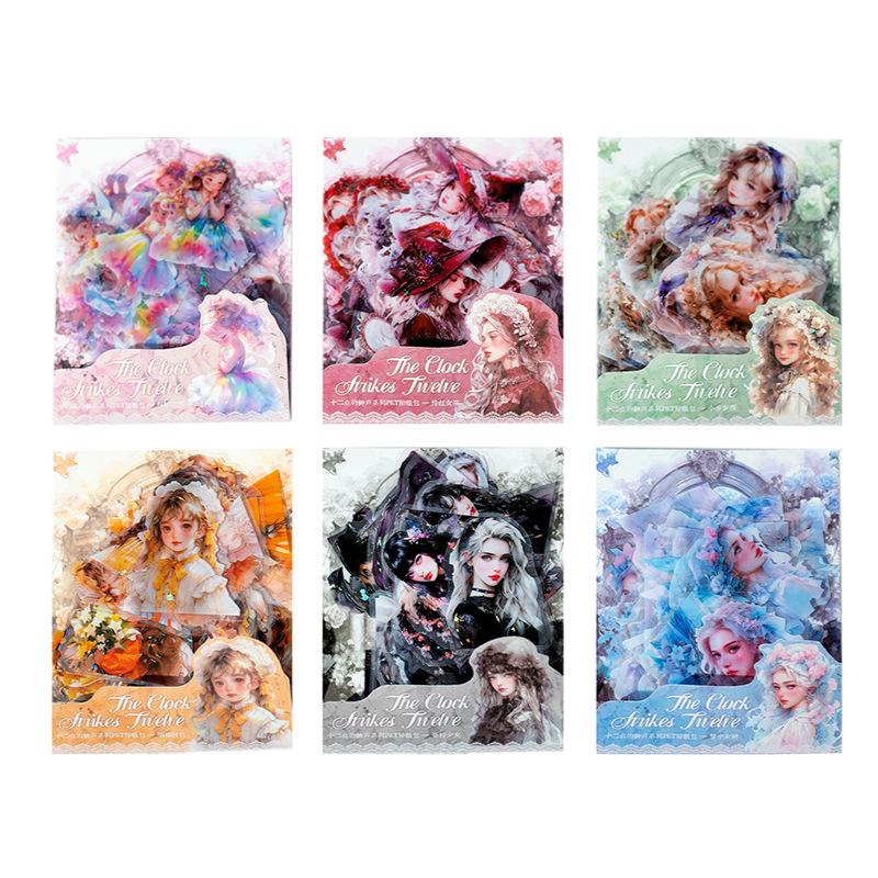 30pcs Retro Girl Angel decorative material background paper Handmade DIY scrapbook craft paper