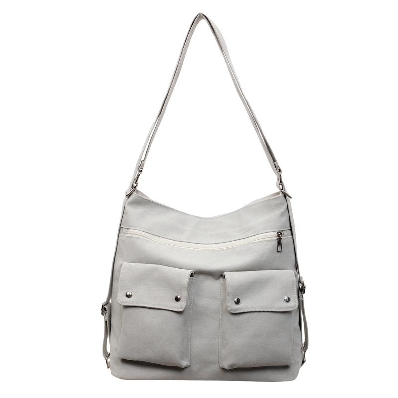 

Casual versatile cloth bag Large capacity messenger bag Women s lightweight fashion tote bag Commuter shoulder bag