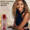 Self Tanning Drops-Support Skin Health & Enhance A Glowing Tan-Moisturizing Bronzing Taner For Face & Body-30ml
