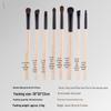 5/8-Piece Eye Brush Set: Pony Hair Blending, Luminous Wood Handle, Slanted Eyebrow, Eyeshadow, Concealer Brushes