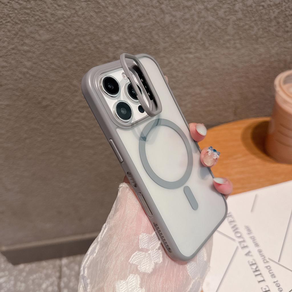 Für Apple 16promax Handyhülle KI-Touch-Taste für IPhone 15 Unsichtbare Halterung Magnetische Saugkraft Atmungsaktive Wärmeableitung