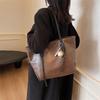 Canvas bag women's bag 2025 new simple fashion large capacity women's shoulder bag casual tote bag
