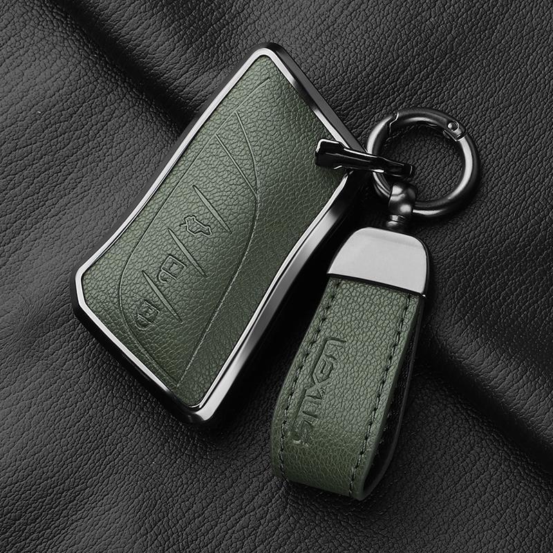 Genuine Goatskin Key Cover for 25 Lexus Models: ES200, RX350H, NX200, ES300H, and More.