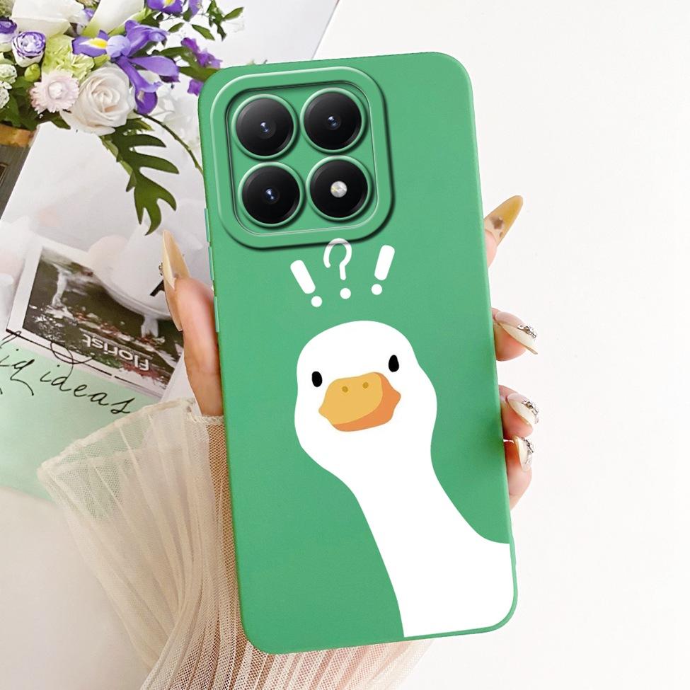 Casing For Xiaomi 15T 5G Cover Silicone Luxury Fashion Flowers Kawaii Cute Painted Shockproof Phone Case 25069PTEBG