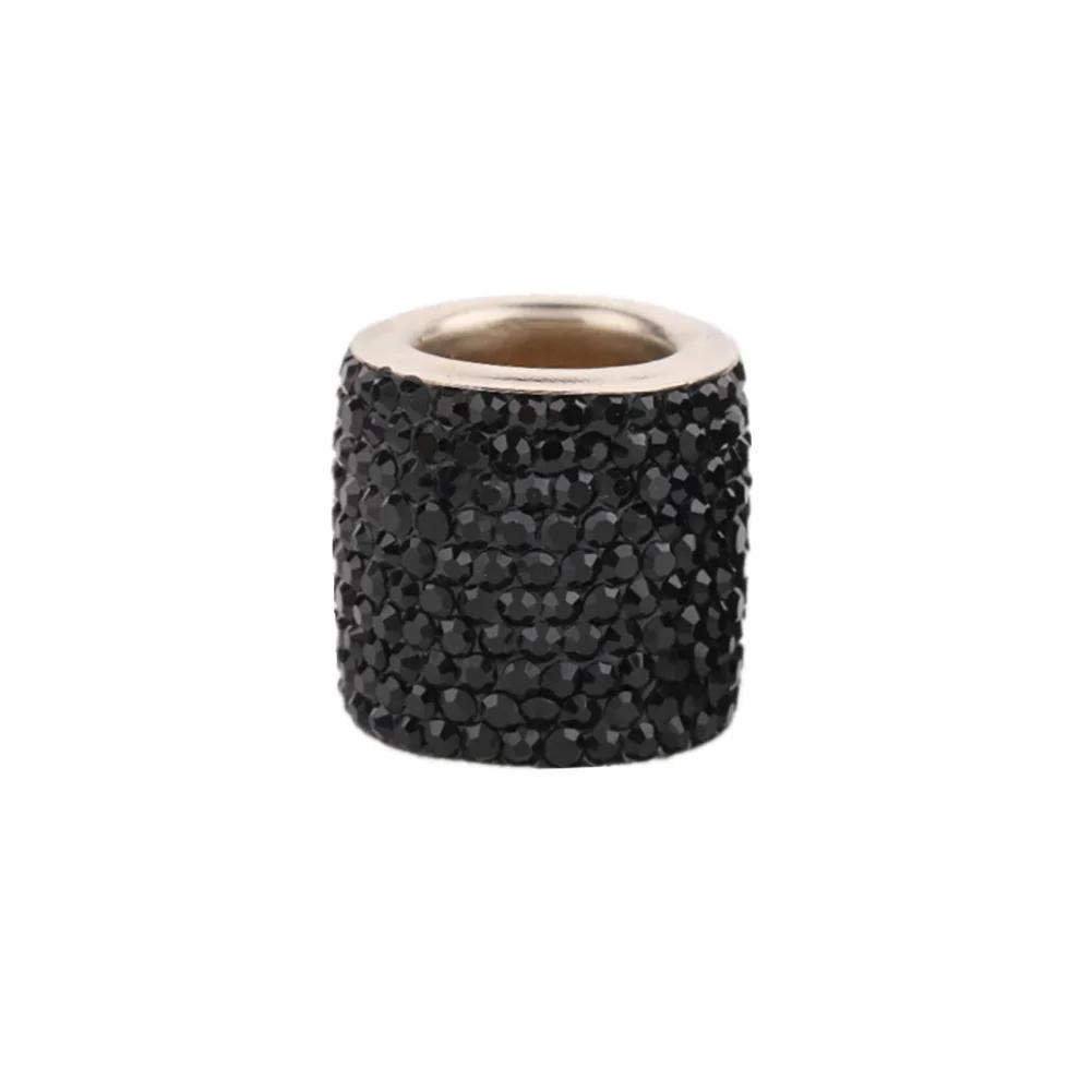 2Pcs Car Bling Crystal Seat Headrest Collars Decor Seat Headrest Shiny Diamond Rhinestone Decor Car Charms Interior Accessories