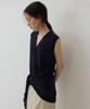 TOWAV Ella Scarf Knit Vest_Navy