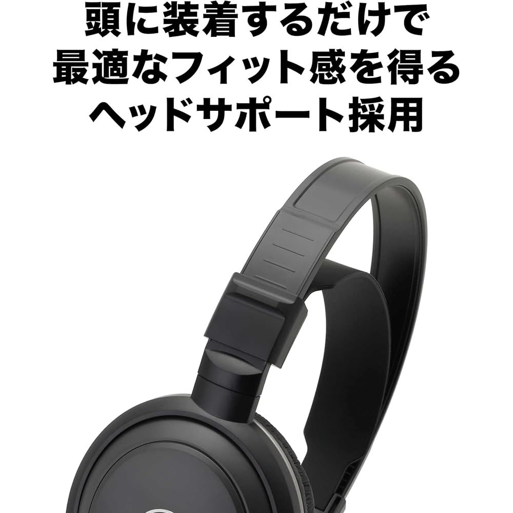 Audio-Technica ATH-AVC200 Wired Headphones for Music and Movies / Cable: 3 M / 6.3 Mm Standard / ...