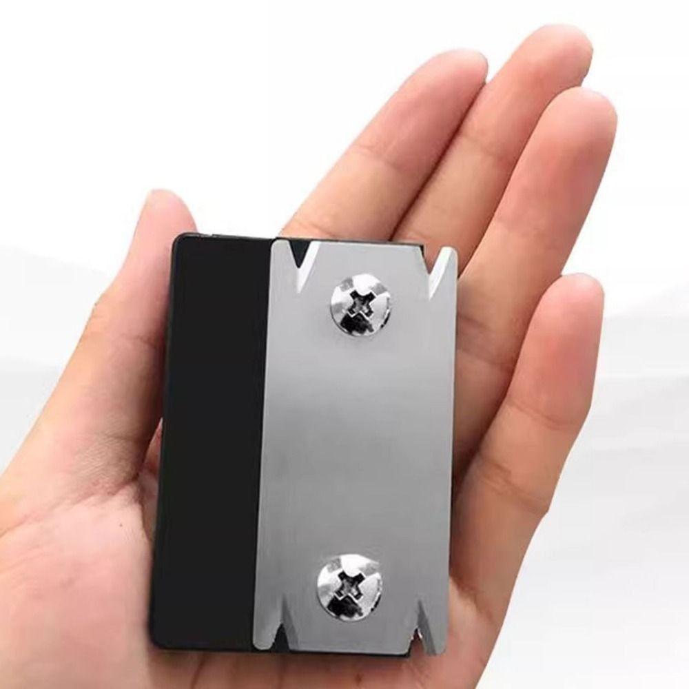 Square Manual Edge Trimmer Steel Woodworking Edge Corner Planer Burr Scraper Board Wood Chamfering