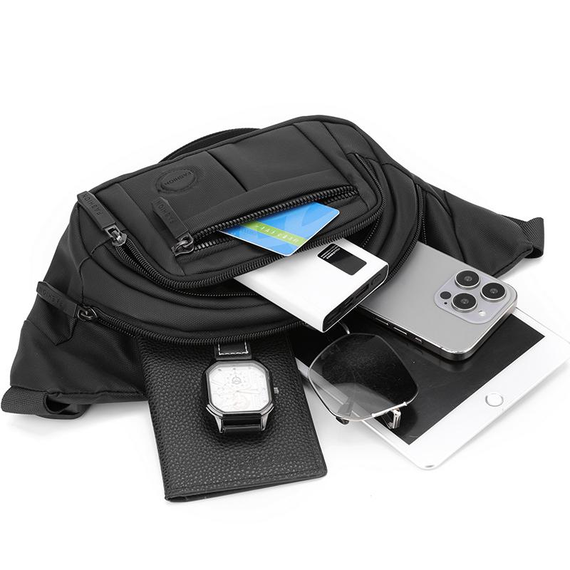 Męska torba na pas Lekka mała torba Sportowa torba na klatkę piersiową Torba na ramię Crossbody