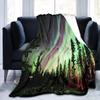 Coperta Ponderata Aurora Boreale King Queen Size Bella Coperta con Motivo Luminoso Calda Leggera Super Morbida per Divano Divanetto Letto