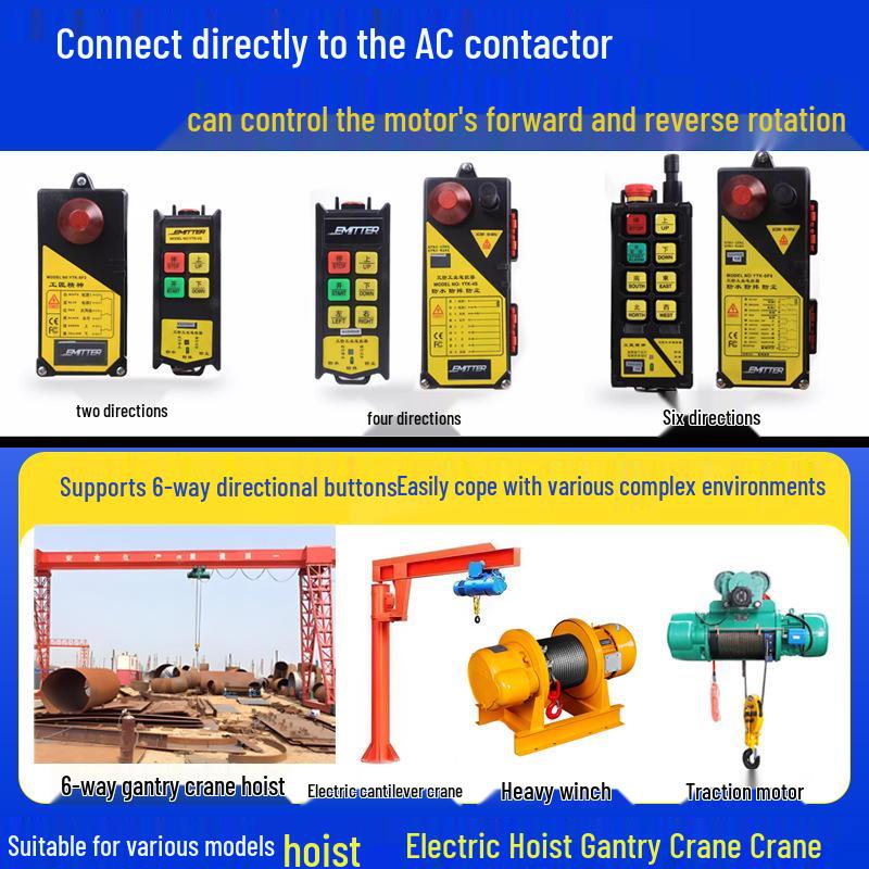 220V/380V Wireless Remote Electric Hoist Motor for Small Overhead Crane/Winch