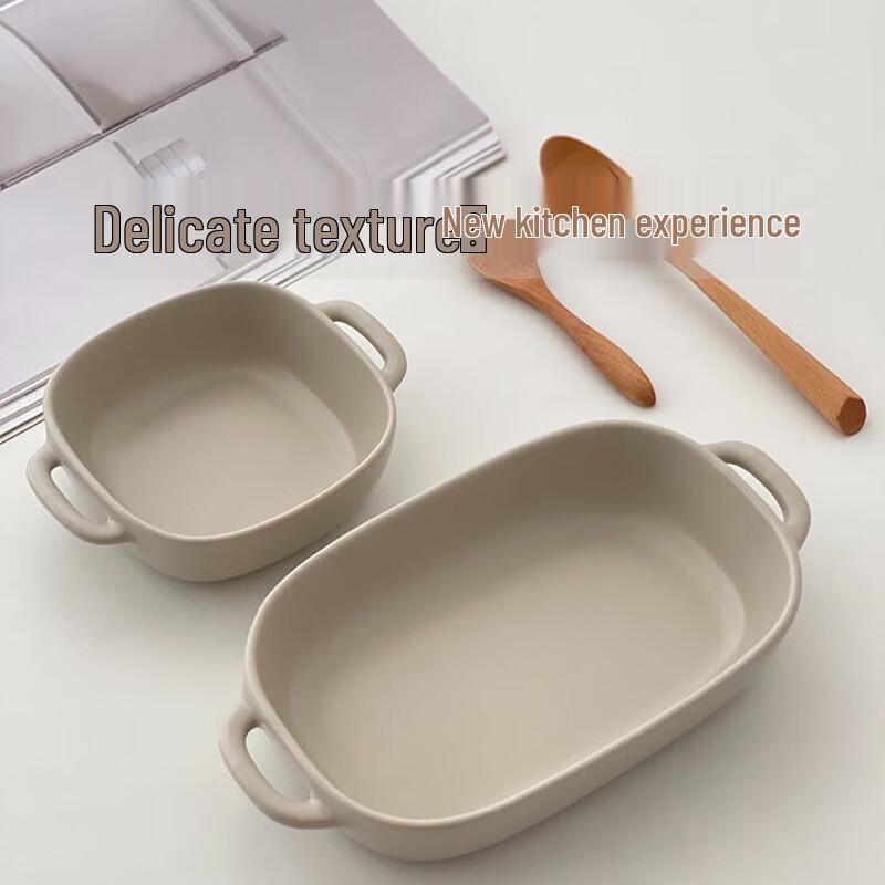 Matte Melamine Double-Handle Soup & Serving Bowl