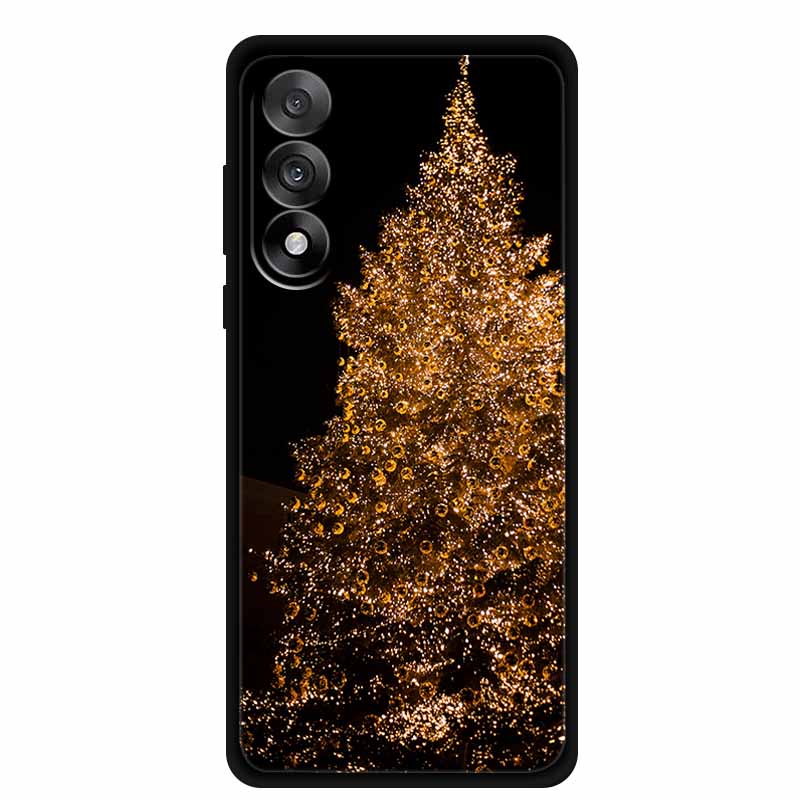 Christmas Phone Cases For OnePlus Nord 5 5G Case Shockproof Silicone Soft Black Cover Christmas Tree for 1+ Nord 5 5G Back Cover