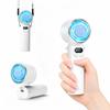 Fan with Cooling Portable Up To 16 Hours Continuous 5 Airflow 30dB Quiet USB Heatstroke Ice-CoolHandheld Plate, Fan, Operation, Ultra-Lightweight