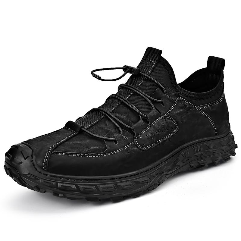 Casual Shoes Men's 2025 Autumn New Fashionable Versatile Non-slip Sports Shoes Men's Breathable One-pedal Soft-soled Tooling Shoes