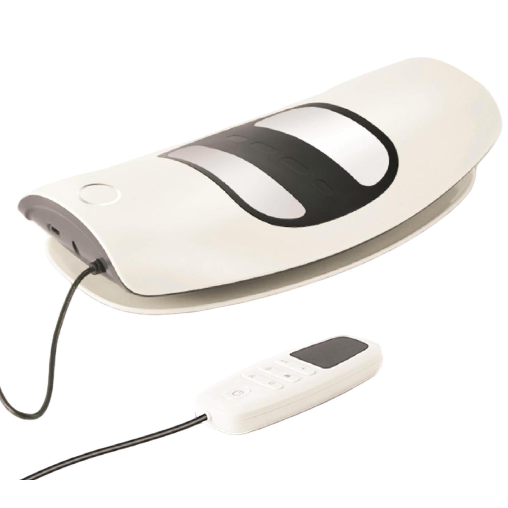 Multifunctional Lumbar Traction Device Waist Massager Waist Spine Support Back Massage  Stretcher with Vibration Traction слоновая кость