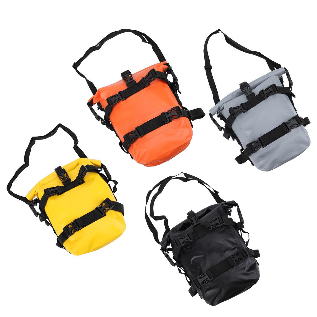 Motorcycle Bumper Bag Water Resistant Large Capacity Anti Slip PVC Side Frame Crash Bar Riding Bag S