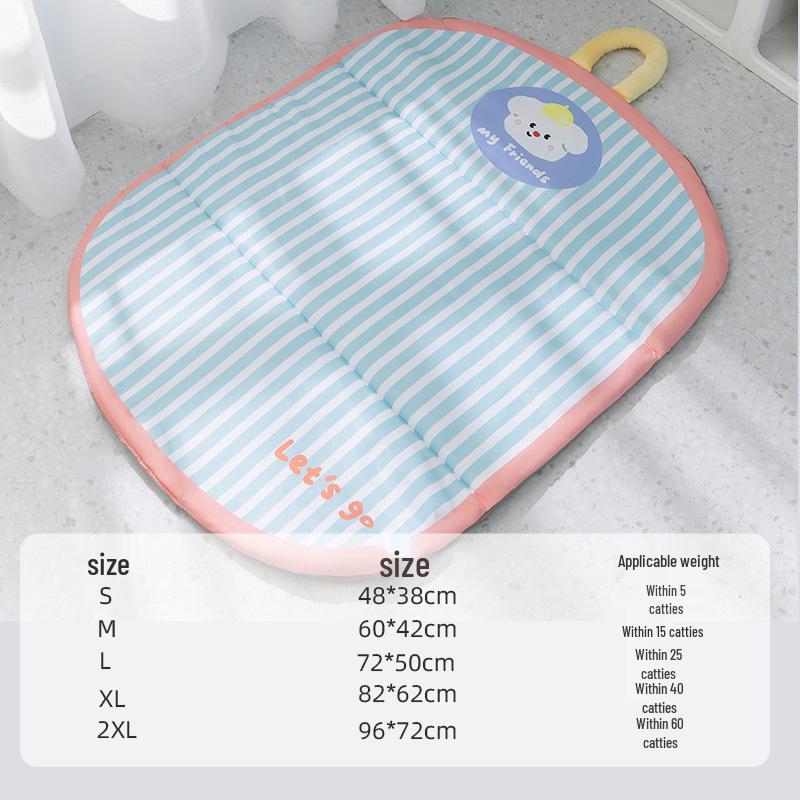Spring & Summer Cooling Pet Bed: Double-Sided, Waterproof, Stain-Resistant Mat for Cats & Dogs
