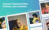 Polaroid Instant Film Polaroid Go film double pack color film 16 sheets frame color white - (6017)