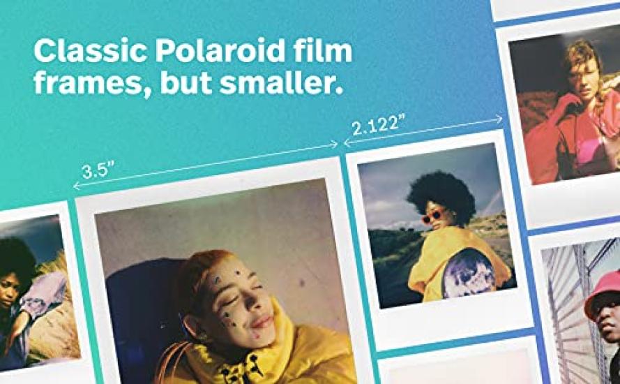 Polaroid Instant Film Polaroid Go film double pack color film 16 sheets frame color white - (6017)