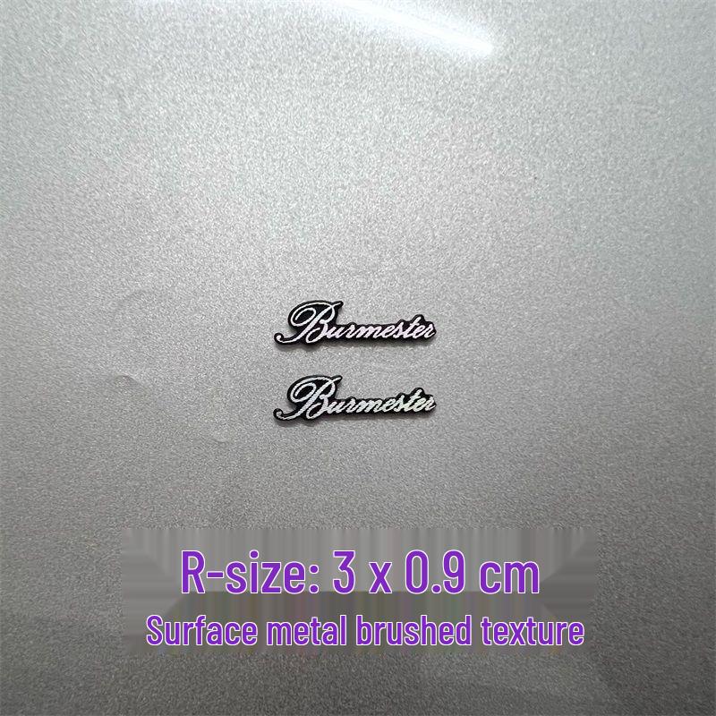 Dekorative Metallaufkleber für Auto-Audio-Lautsprecher von Bose, Harman Kardon, JBL.