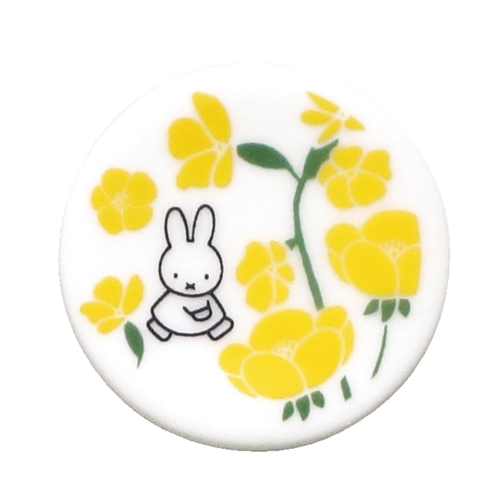 

Dick Bruna Chopstick Dishwasher Flower Made in Product Number 208698 Miffy Rest, Approx. 4cm, Safe, Pattern, Yellow, Japan, белый