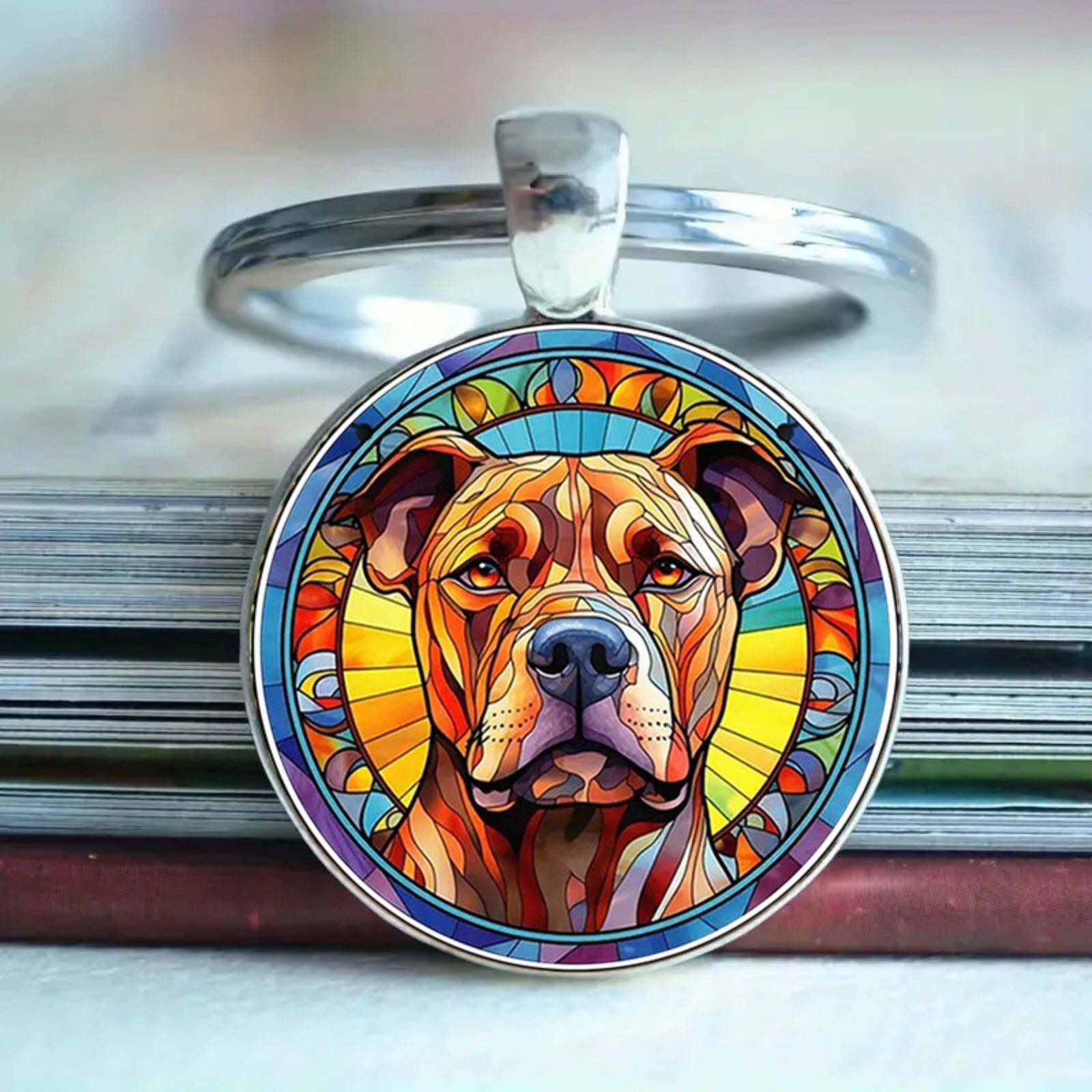 

Модний сплавний брелок-підвіска Кругле металеве кільце для ключів One Size