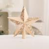 Creative Colorful Christmas Tree Topper Star Glitter Reusable Tree Topper Pentagram Plastic Christmas Tree Ornament Hotel Mall