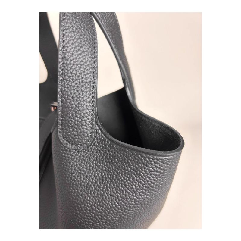 

Сумка летняя ручная сумка-ведро женская сумка из натуральной кожи One Size серый