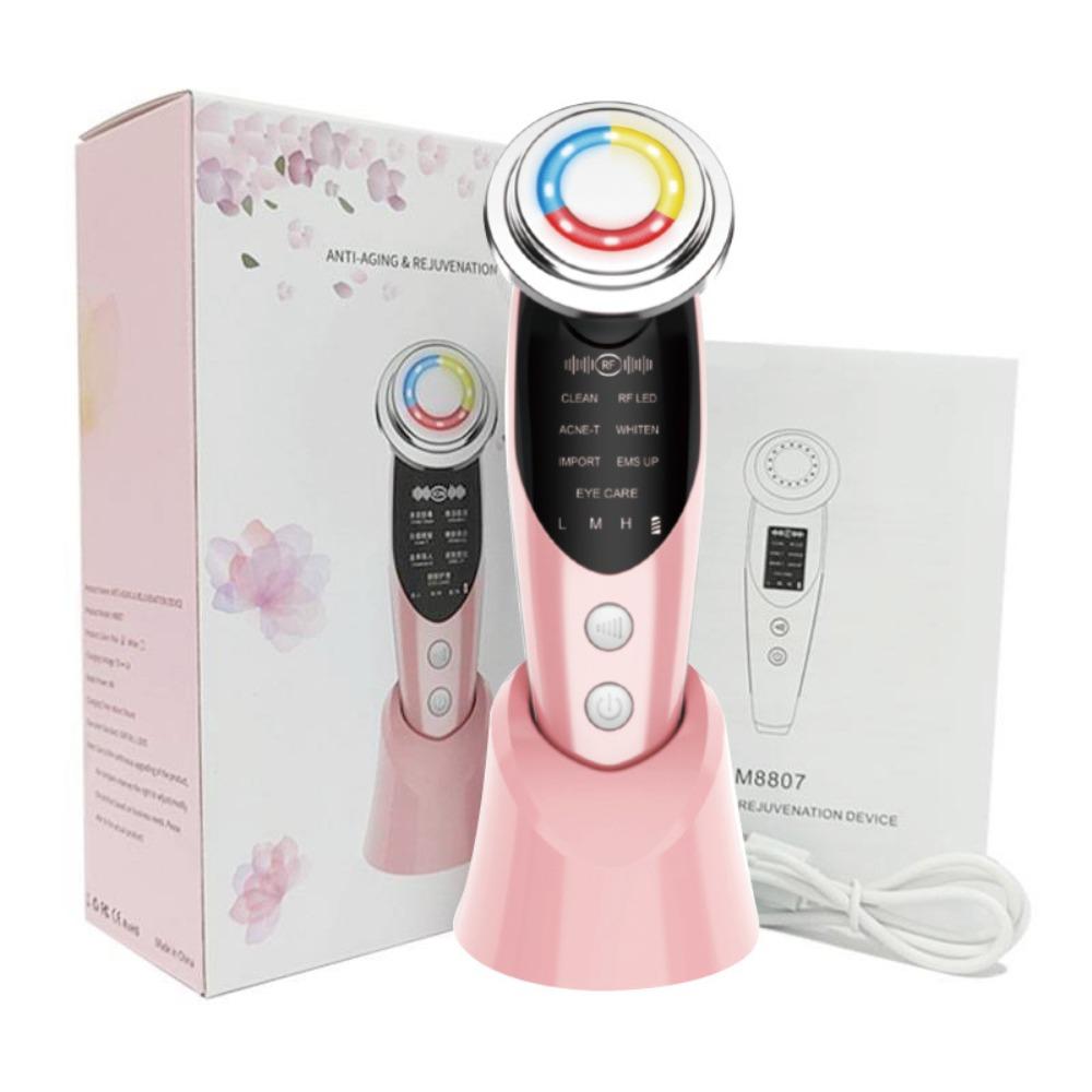 7 in 1 Facial Lifting Machine EMS Microcurrent Skin Care SPA Instrument  Facial Care
