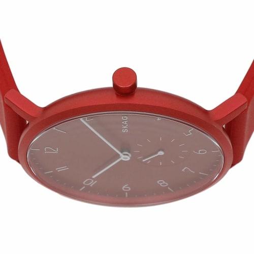 Skagen Allen 41mm Unisex Quartz Watch, Women's and Men's, Red, SKAGEN (5)SKW6512